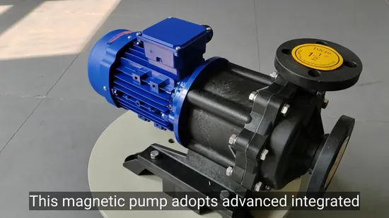 Sichere und effiziente magnetisch angetriebene Kreiselpumpe, geeignet für Korrosionsbeständigkeit in den Bereichen Abwasser/Abgas/Oberflächenbehandlung, OEM