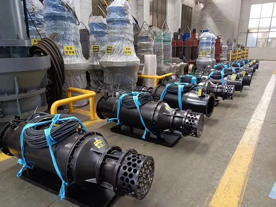 Tauchfähige Axial- und Halbaxialpumpen für Abwasser